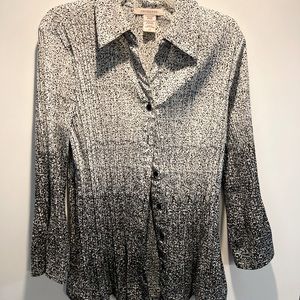 Covington Ladies Black & White Blouse